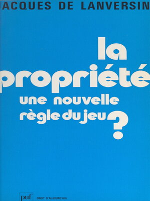 cover image of La propriété